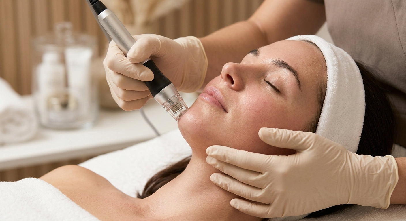 Facelift & Faltenbehandlung - Nur Doppelkinn (RF Needling)